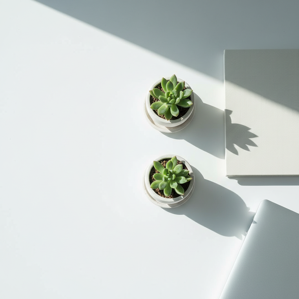 Small Succulent Pots Minimalist Desk Decor Trends Worth Following — and 3 You Should Skip