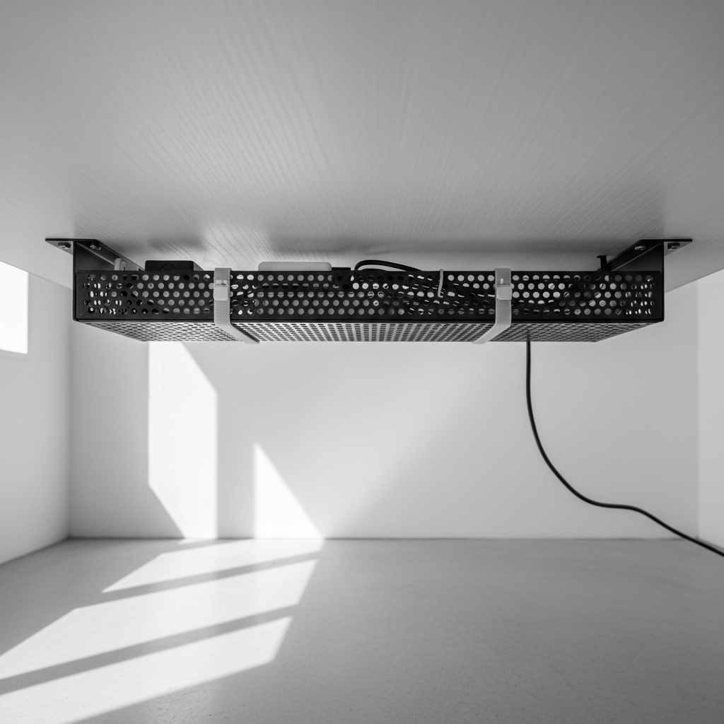 Why Under Desk Cable Management Fails in a Clean Workspace — and How to Fix It Without Tearing Apart Your Setup
