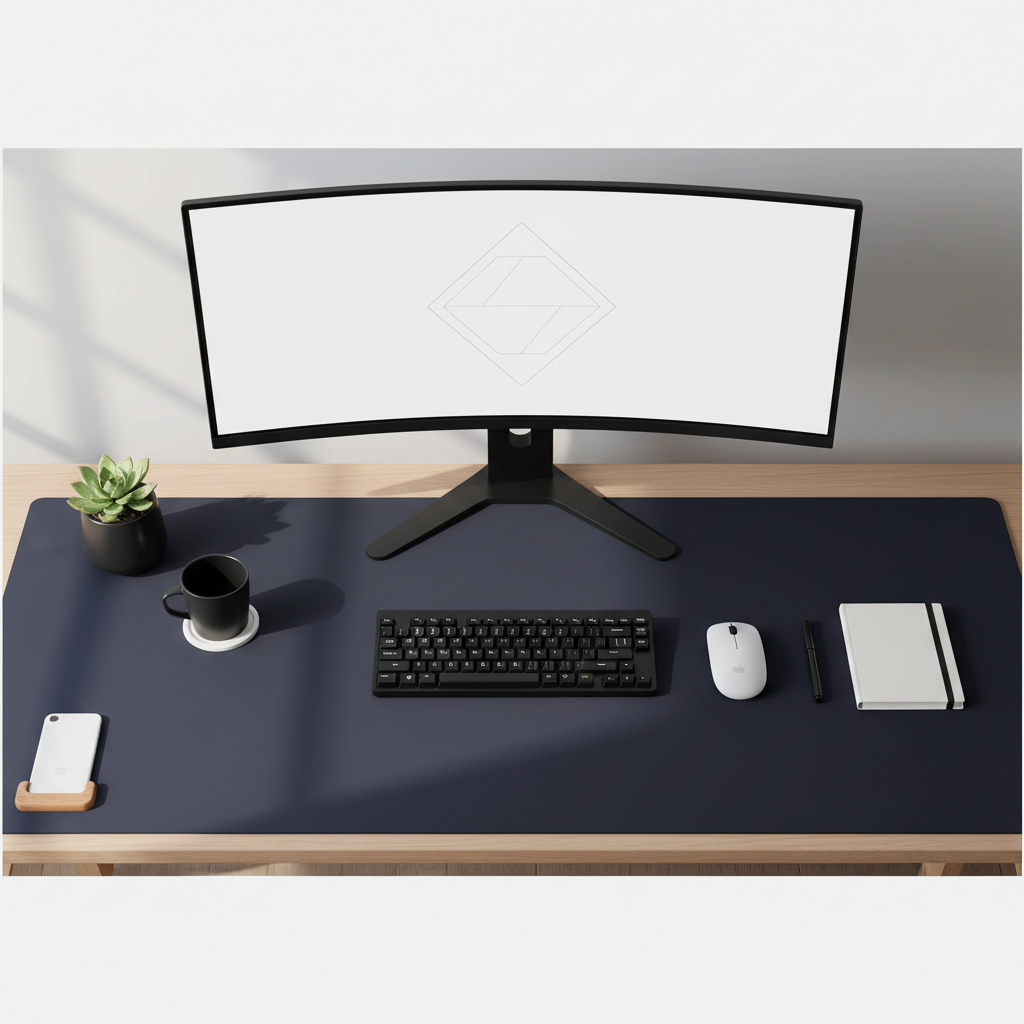 Large XL Desk Mat in a Home Office: A Room-by-Room Guide to Building a Calmer, More Aesthetic Workspace