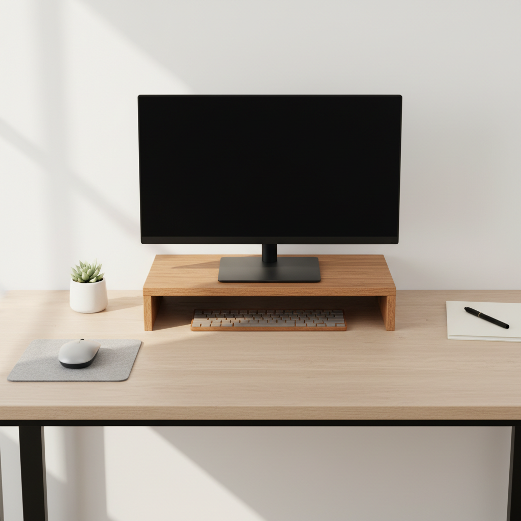 The Real Difference Between Wood and Metal Monitor Stand Risers — And Which One Fits Your Desk Organization Style