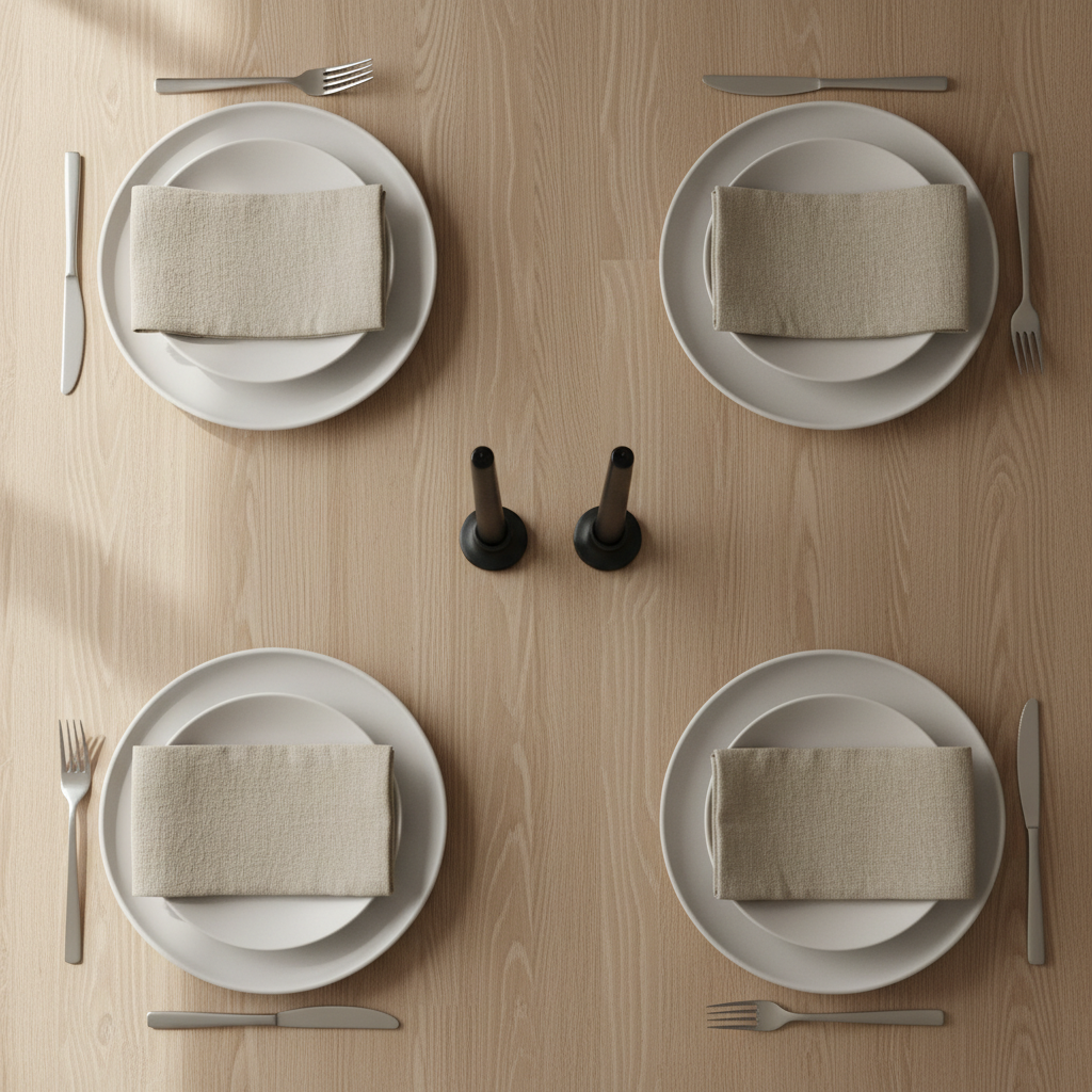 Minimalist Table Setting Ideas for Four: How to Create a Beautiful Table Without the Clutter