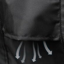 600D Heavy Duty Waterproof Fire Pit Cover,Featuring Pu Coating,Equipped with Handles,Drawstrings,Buckles,Waterproof Strips and Other Craft Details,Black-Customize Size