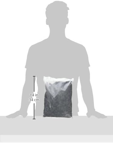 Hiland RFGLASS-2-RBLK Fire Glass, 20 lb, Black