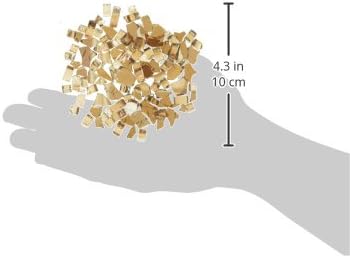 Hiland Reflective Fire Glass for Propane or Natural Gas Fire Pit Table, 10 lb, Copper