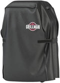 Grillman Heavy Duty BBQ Grill Cover for Outdoor Grill, 30 Inch – Waterproof, Weather Resistant, UV & Fade Resistant with Adjustable Straps – Gas Grill Cover for Weber, Genesis, Charbroil, etc. Black
