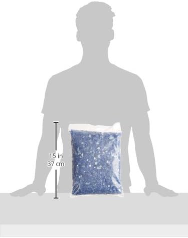 Hiland RFGLASS-2-CBLT Fire Glass, 20 lb, Cobolt
