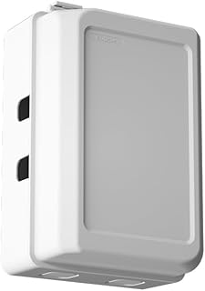 Mom's Choice Gold Awards Winner - EUDEMON 1 Pack Updated Baby Safety Electrical Outlet Cover Box Childproof Plug Cover - More Space for Large Plugs Easy to Install & Use (White)