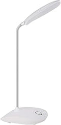 DEEPLITE LED Desk Lamp with Flexible Gooseneck 3 Level Brightness, Battery Operated Table Lamp 5W Touch Control,Compact Portable lamp for Dorm Study Office Bedroom,Eye-Caring and Energy Saving