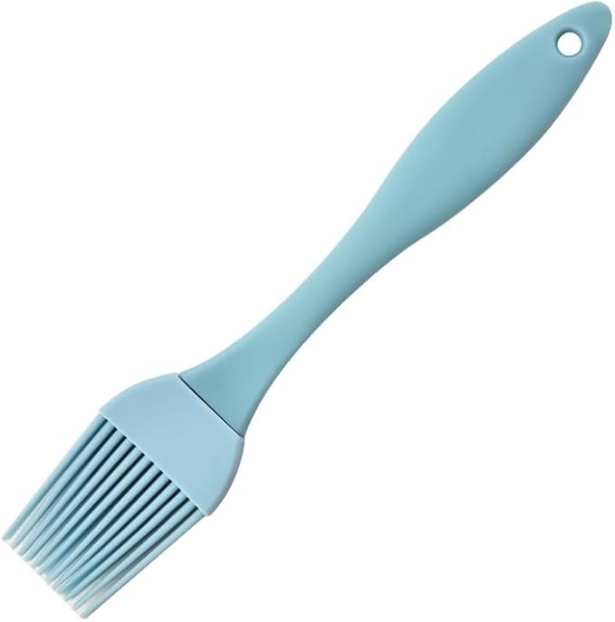Silicone Oil Brush 4PCS Household Pouring Pastry Brush with Removable Head for Kitchen Cooking Baking Grilling Sauce Butter Marinade Blue Gray Pink Apricot