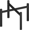 Garbuildman 15-27 Inch Universal Firepit Stand for Solo Stove Bonfire Ranger Yukon and Other 15-27" Outdoor Fire Pit, Metal Fire Pit Accessory for Outside Firepit, Outdoor Fireplace Tools, Black