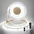 Pandery COB LED Strip,LED Strip Lights 3M/9.84ft,Touch Dimmable LED Strips,CRI90+,6000K Natural White cob led,1600LEDs,24V LED Tape Lights,Indoor for Bedroom, Kitchen, TV, Mirror,Cabinet