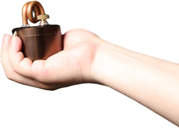 Portable Mini Alcohol Camping Stove - Foldable Stand, Durable Shell, Safe & Intense Flame Spirit Burner - Lightweight for Hiking, Backpacking, Cooking - 50ml Capacity