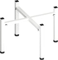 Garbuildman 15-27 Inch Universal Firepit Stand for Solo Stove Bonfire Ranger Yukon and Other 15-27" Outdoor Fire Pit, Metal Fire Pit Accessory for Outside Firepit, Outdoor Fireplace Tools, White