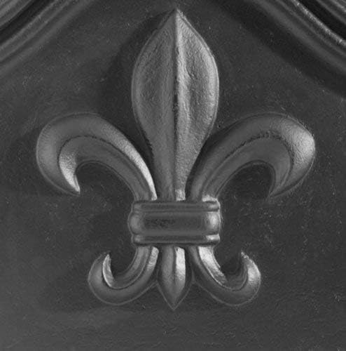 Minuteman International Fleur De Lys Cast Iron Fireback