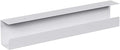 Monoprice Under Desk Cable Tray - Steel with Power Supply and Wire Management - Workstream Collection White
