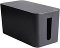 Cable Management Box,Cord Organizer Box for Home and Office System to Cover and Hide, Power Strips, Cords,Surge Protector (Small, Black)