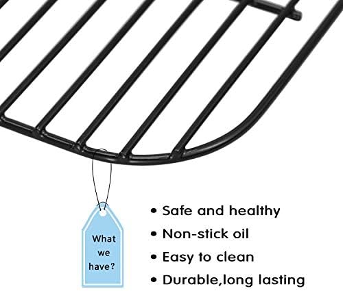 Hisencn Grill Grates Replacement for Dyna-Glo 3-Burner Open Cart Propane DGC310CNP-D, DGC310RNP-D, DGC310BNP-D, 19 3/5 inch Porcelain Coating Steel Cooking Grid