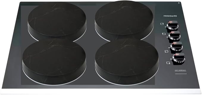 Electric Stove Burner Covers – Sensi temp Stovetop, Style, Durable & Easy-to-Clean – Set of 4