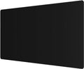 Gaming Mouse Pad Large XXL Extended Desk Mat with Non-Slip, Special-Textured Surface, Stitched Edges for Gaming and Office Home - Black