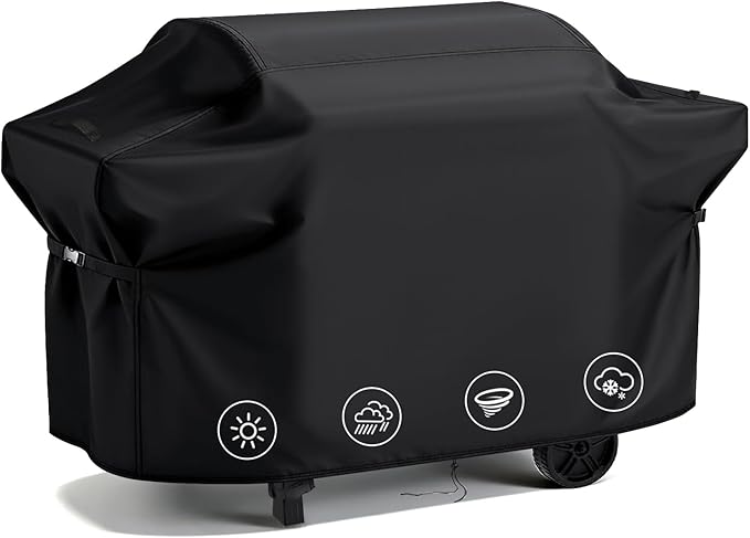 Grill Covers 76 inch for Nexgrill Oakford 1150 Pro Grill Model 810-0072 Cover, Waterproof Outdoor Barbecue Covers for Weber Gas Grill and More (Cover Only) - 76" L×26" W×47" H