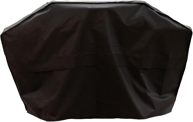Megamaster 56" Gas Grill Cover, Heavy Duty Waterproof BBQ Cover with Built-In Pouch, Standard 3 & 4-Burner Barbecue Grill Covers for Weber Charbroil Nexgrill Grills, Polyester PVC Blend - 700-20141