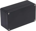 Project Box IP65 Waterproof Junction Box ABS Plastic Black Electrical Boxes DIY Electronic Project Case Power Enclosure 6.22x3.54x2.36 inch (158 x 90 x60 mm)