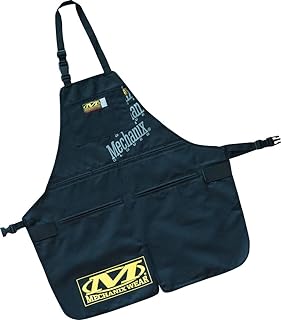 Mechanix Wear Shop Apron - Heavy Duty Industry Grade Work Apron - Liquid Resistant - Multiple Storage Pockets - Machine Washable - Adjustable Straps - One Size Fits All - Black