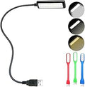 USB Reading Light, Laptop Keyboard Light for Computer Adjustable Gooseneck, 3 Color x 3 Brightness USB Lamp/1pc + 3pcs Mini LED (1 + 3)