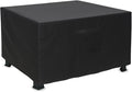44 Inch Fire Pit Cover Square, outdoor fireplace cover with Air Vent and Drawstring, Strong Tear Resistant & Waterproof Fit for 41-44 Fire Pit / Table