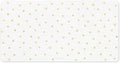 Kate Spade New York Decorative Desk Pad, Vegan Leather Keyboard and Mouse Pad for Desktop, Gold Dot with Script