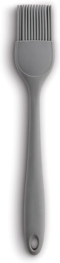 Mrs. Anderson’s Baking Silicone Basting Brush, Non-Stick, Heat Safe, Shed-Proof Bristles, Gray, 1.75-Inches, For Butter, Egg Wash, Glaze, And Baking Prep