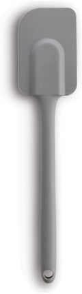 Mrs. Anderson’s Baking Silicone Spatula, Flexible And Nonstick, One-Piece Design, Gray, For Mixing, Folding, Scraping, Baking, And Cooking