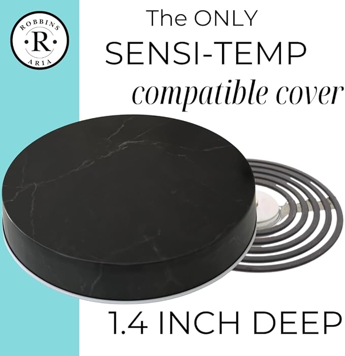 Electric Stove Burner Covers – Sensi temp Stovetop, Style, Durable & Easy-to-Clean – Set of 4