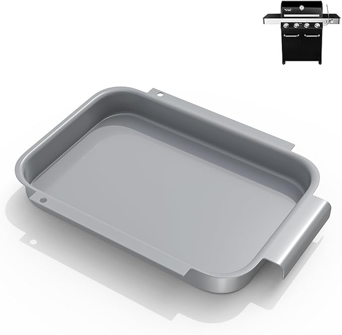 Grill Grease Tray Replacement Parts for Monument 35633 13892 14633 13478 25932 24367 77352NG 24633 77352 77352MB 41847NG 17842 Gas Grill Parts, Drip Grease Pan for All Monument Gas Grills