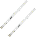 2pcs LED Strip Light for RONGSHENG/HISENSE Refrigerator E349766 MDDZ-162A 1629348 1529227 DC12V 2W LED Fridge Light Bar Compatible with Kenwood Fridge KIFF5017 KIFF5020 KIFF7017 KIFF7020 KSBNDIX18