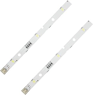 2pcs LED Strip Light for RONGSHENG/HISENSE Refrigerator E349766 MDDZ-162A 1629348 1529227 DC12V 2W LED Fridge Light Bar Compatible with Kenwood Fridge KIFF5017 KIFF5020 KIFF7017 KIFF7020 KSBNDIX18