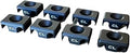 MLOK Cable Management Clips - Wire Control Kit, 6061-T6 Aluminum Wire Guides for Flashlight/Laser Pressure Switches – Anodized, Low Profile – 8 Pack MLOK