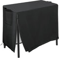 Patio Cover for 2-Burner Stoves 210D Oxford Fabric Black for Camp Chefs EX60LW EX280LW PRO60Xetc.14 and 16" Double Burner System – 34" L × 16" W × 21" H
