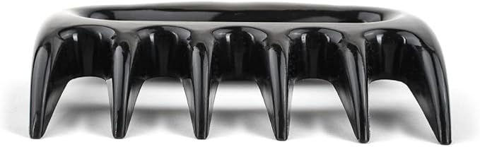 Restaurantware Met Lux 4.5 x 4.1 Inch Meat Claws 2 Meat Shredders - Sharp Blades With Handle Black Plastic Bear Claws Durable For Shredding Pork Chicken or Turkey