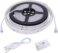 120V Dimmable LED Strip Light 5000K Day White, Dimming by Wall Dimmer, No Need LED Driver, Waterproof IP65, 16.4FT Flexible Under Cabinet Cove Accent Light