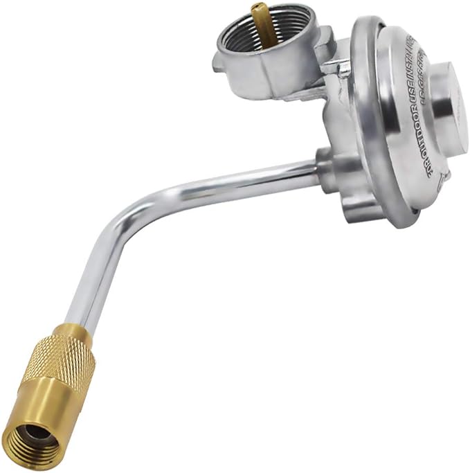 MCAMPAS Griddle Regulator Replacement for Blackstone 17/22 Inch & Pit Boss PB336GS Tabletop Griddles, CharBroil 19952085 Compatible, Connects 1-20 lb Propane Tank, Gas Grill Accessories Part