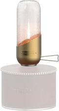Fire-Maple Orange Camping Lantern Glass, Steel & Aluminum | Propane or Isobutane Fuel Canister Beautiful Lights | NO Mantles Needed | Propane Lanterns for Camping, Emergency Essential