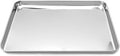QWORK 304 Stainless Steel Instrument Tray, Metal Parts Tray, Salon Tool Tray, Workspace Organizer Trays for Lab Instruments, 15 3/4"×11-13/16"×15/16"