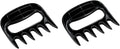 Restaurantware Met Lux 4.5 x 4.1 Inch Meat Claws 2 Meat Shredders - Sharp Blades With Handle Black Plastic Bear Claws Durable For Shredding Pork Chicken or Turkey