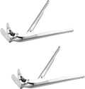 LemonRoad 2 Pcs Grill Grate Lifter Gripper 8.3 Inch Stainless Steel Grate Grabber Accessories Compatible with Kamado Green Egg Louisiana Accessories for Ovens Barbecue Grills Handle Tools