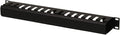 NavePoint 1U Metal Rack Mount Horizontal Cable Manager Duct Raceway for 19 Inch Server Rack