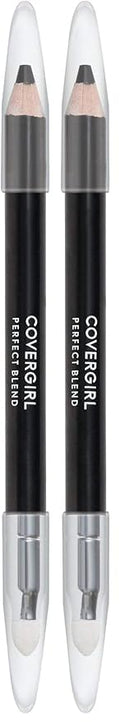COVERGIRL Perfect Blend Eyeliner Pencil, Basic Black, Eyeliner Pencil with Blending Tip For Precise or Smudged Look, 1 Count (Pack of 2)