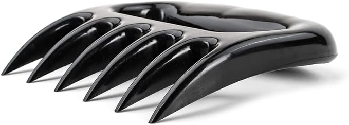 Restaurantware Met Lux 4.5 x 4.1 Inch Meat Claws 2 Meat Shredders - Sharp Blades With Handle Black Plastic Bear Claws Durable For Shredding Pork Chicken or Turkey