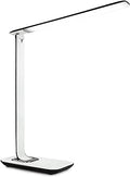 Turcom LED Desk Lamp With USB Charging Port Dimmable Touch Controls w/Color Adjustment, Eye Care Task Lamp, 5W, 1000 Lux,Multicolor