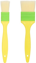 Pastry Brushes Basting Brush for Cooking Spreading butter, oil, or egg wash,Cooking Baking BBQ Oil Brush (2, 1in, 2in)